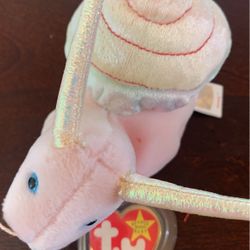 TY Official Beanie Baby Swirly Snail