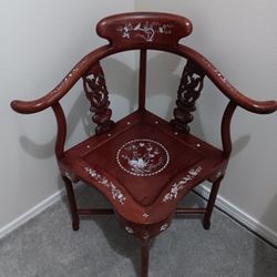 Antique Chinese Mother Of Pearl Chairs