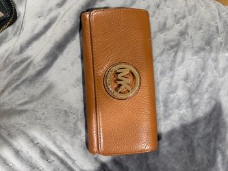 Brown leather Michael Kors wallet