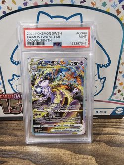 Pokemon Mewtwo Vstar GG44/GG70 Crown Zenith PSA 9