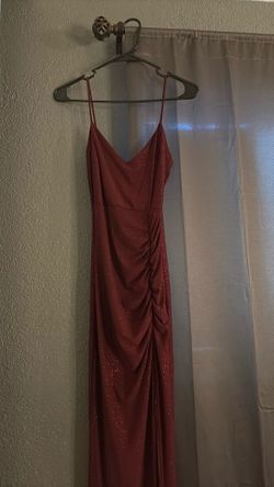 Burgundy Dress 