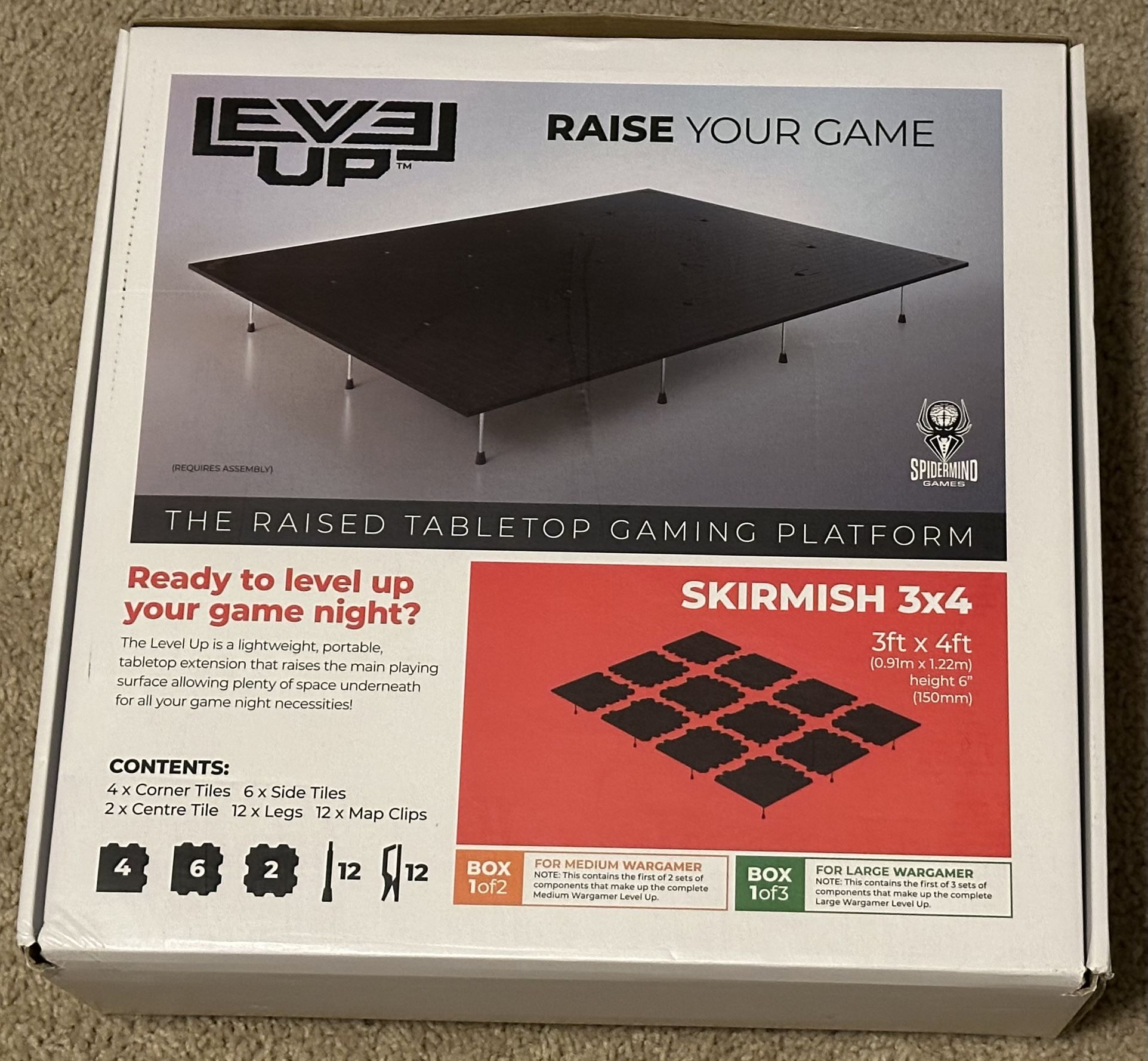 NEW LevelUp Raised Gaming Table