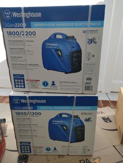 Westinghouse iGen2200 Inverter Generators For Sale