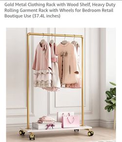 wardrobe rack with wheels