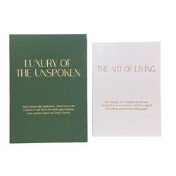 Faux Books Green Cream Gold Luxury Coffee Table Book Boxes