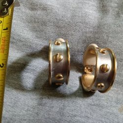 Costume Hoop Clip On Earrings