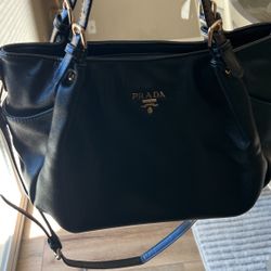Genuine Leather Prada Hand Bag