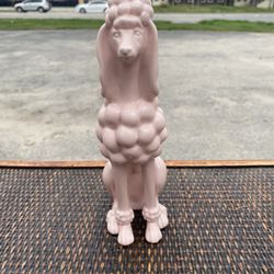 Decorative Pink Poodle 
