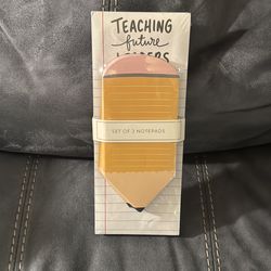 New Sealed Teacher Teaching School Set Of 2 Notepads Paper