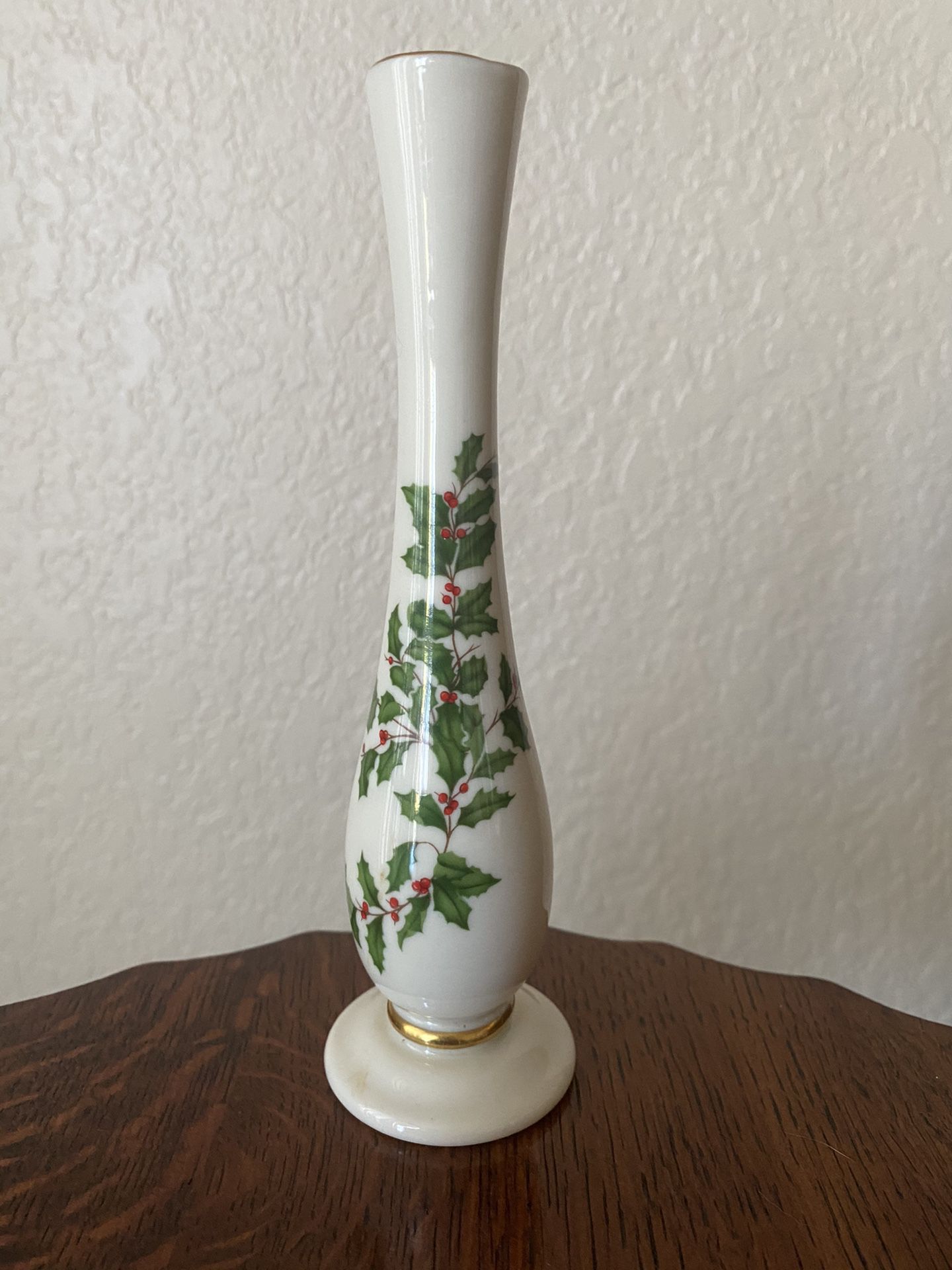 Lenox Vintage Christmas Bud Vase