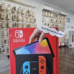 Nintendo switch OLED Gaming Consoles - Payments Available - Pay $1 Down To take It home
