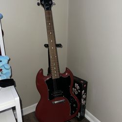 Red Electric Six String