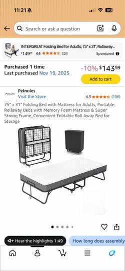 Portable bed