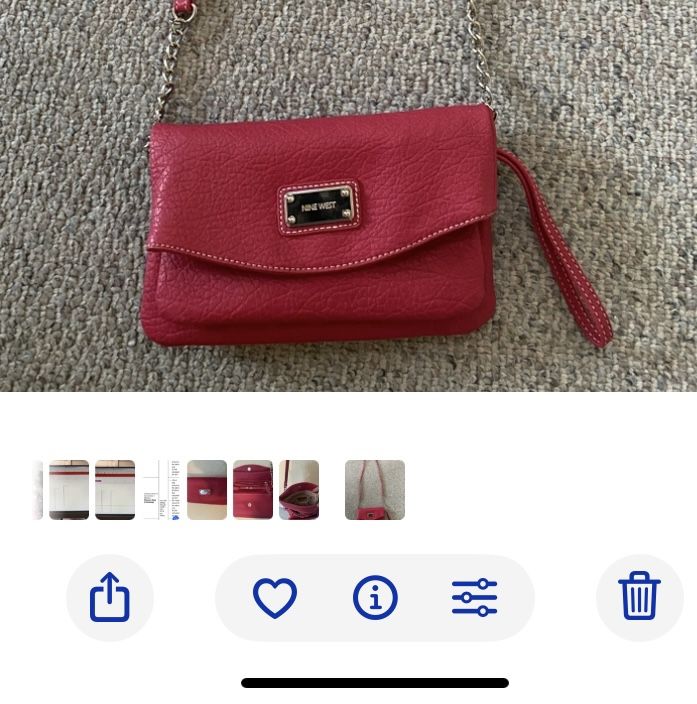Nine West Red Cross Body Purse