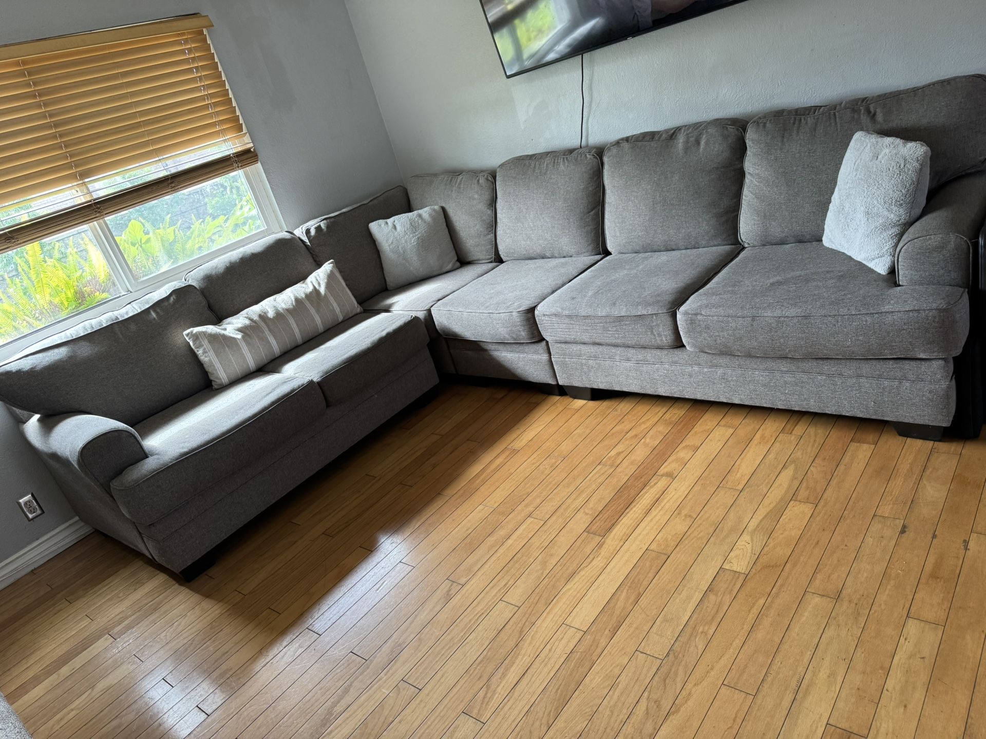 Gray Sectional Couch