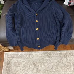 Cardigan Sweater Shawl collar Brooks Brothers  size L