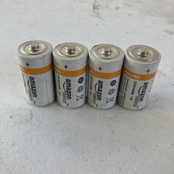 4 Pack C Battery Rechargeable