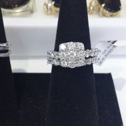 !Beautiful H1-Sl1 1.02 Carat/14k White Gold Engagement Ring