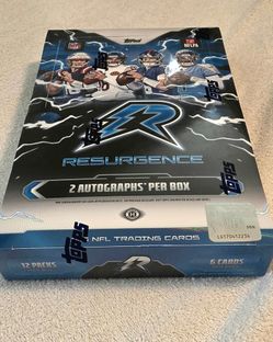 2025 Topps Resurgence Football Hobby Box Factory Sealed (6 Available)