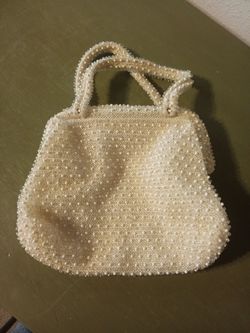 Vintage Corde-Bead Handbag