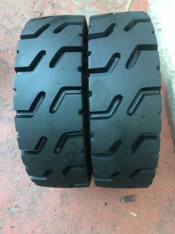 Used solid forklift tires 6.50-10