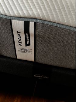 Adjustable frame with mattress