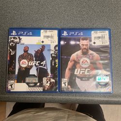 UFC 4 AND UFC 3 PS4 GAMES