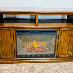 TV Stand w/Fireplace