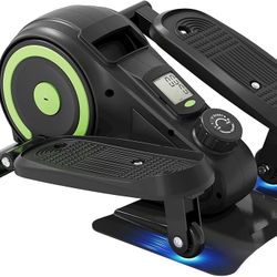 Under Desk Elliptical Machine, Pedal Exerciser Fully Assembled with 8 Resistance Levels - Exercise Equipment for Home, Seated Pedal Exerciser for Seni