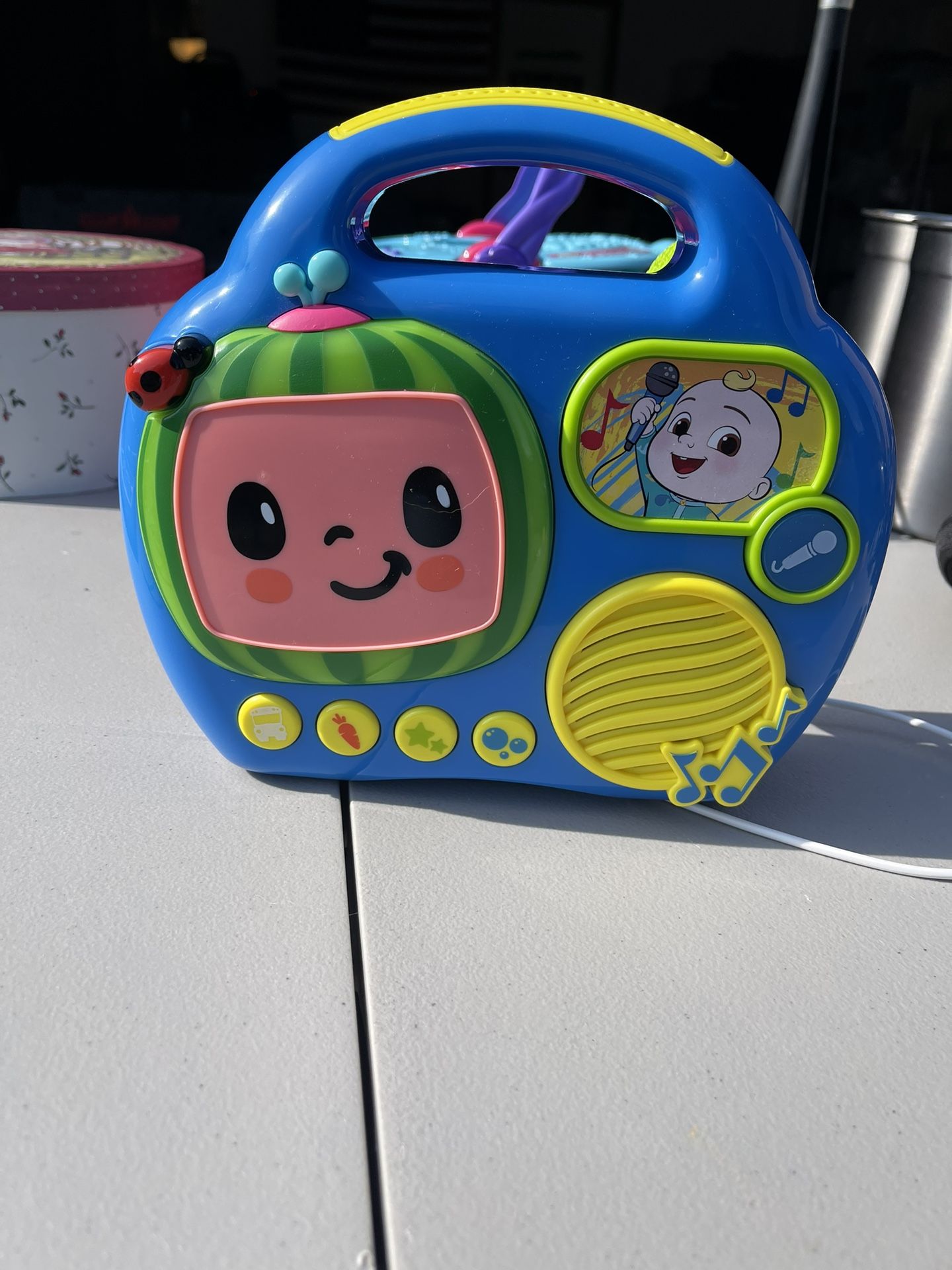Cocomelon Coco Melon Sing Along Boombox for Both Boys and Girls • Built In Music - Songs from the Show including Wheels on the Bus, Twinkle Twinkle Li