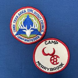 Girl Scouts - Camp Patches   *Free Shipping 