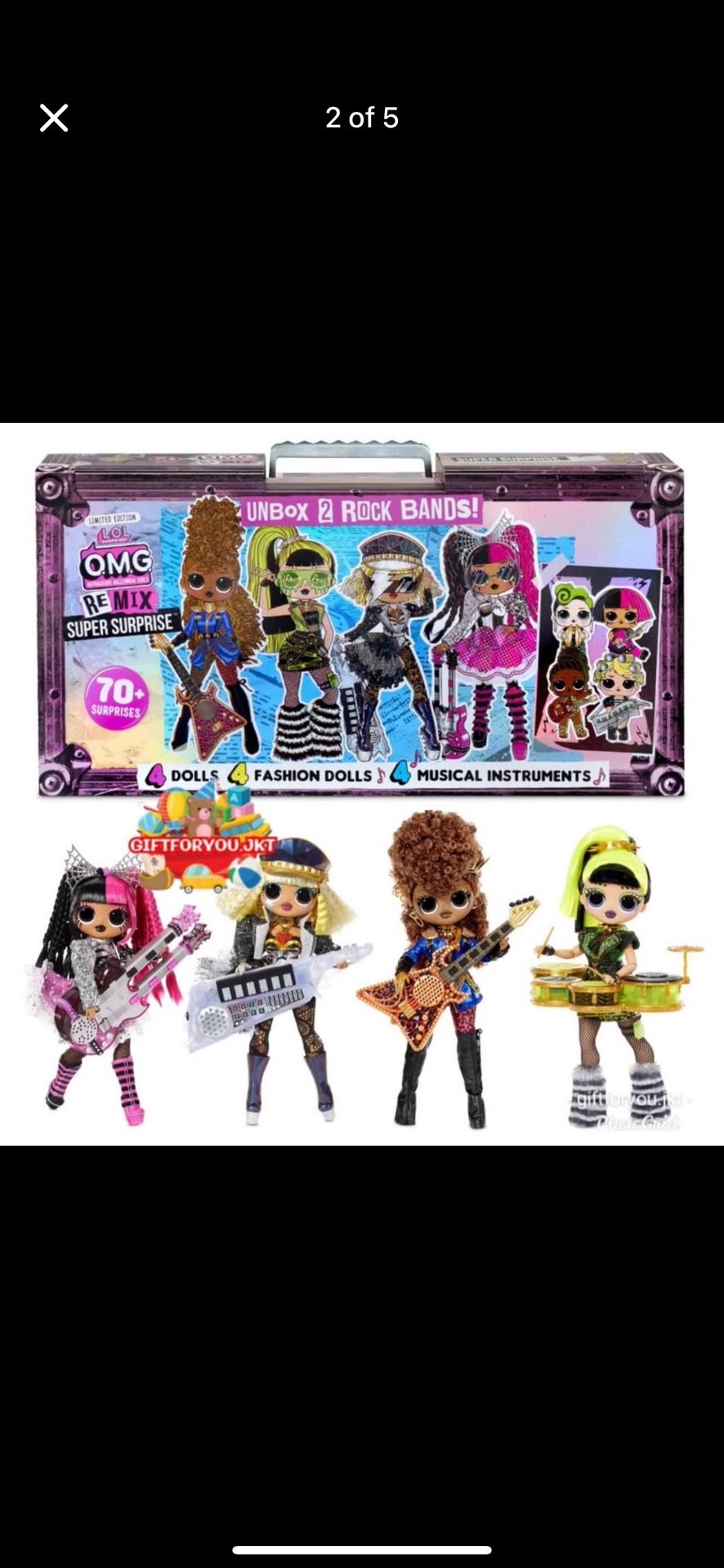 LOL Surprise Super Remix OMG Dolls Set
