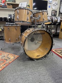 Ludwig Champagne Sparkle 4pc Drum Set 1969