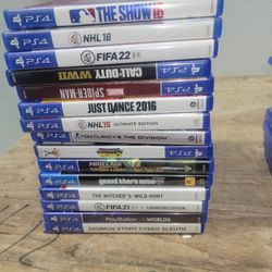 Ps4 Games Lot