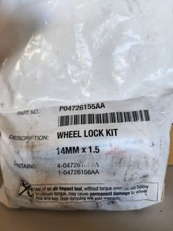 wheel lock kit