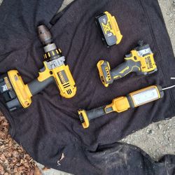DeWalt And Milwaukee Power Tools