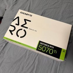 Gigabyte AERO GeForce RTX 5070 Ti white