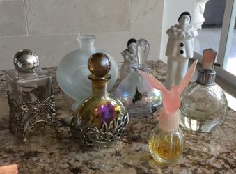 Vintage perfume bottle collection