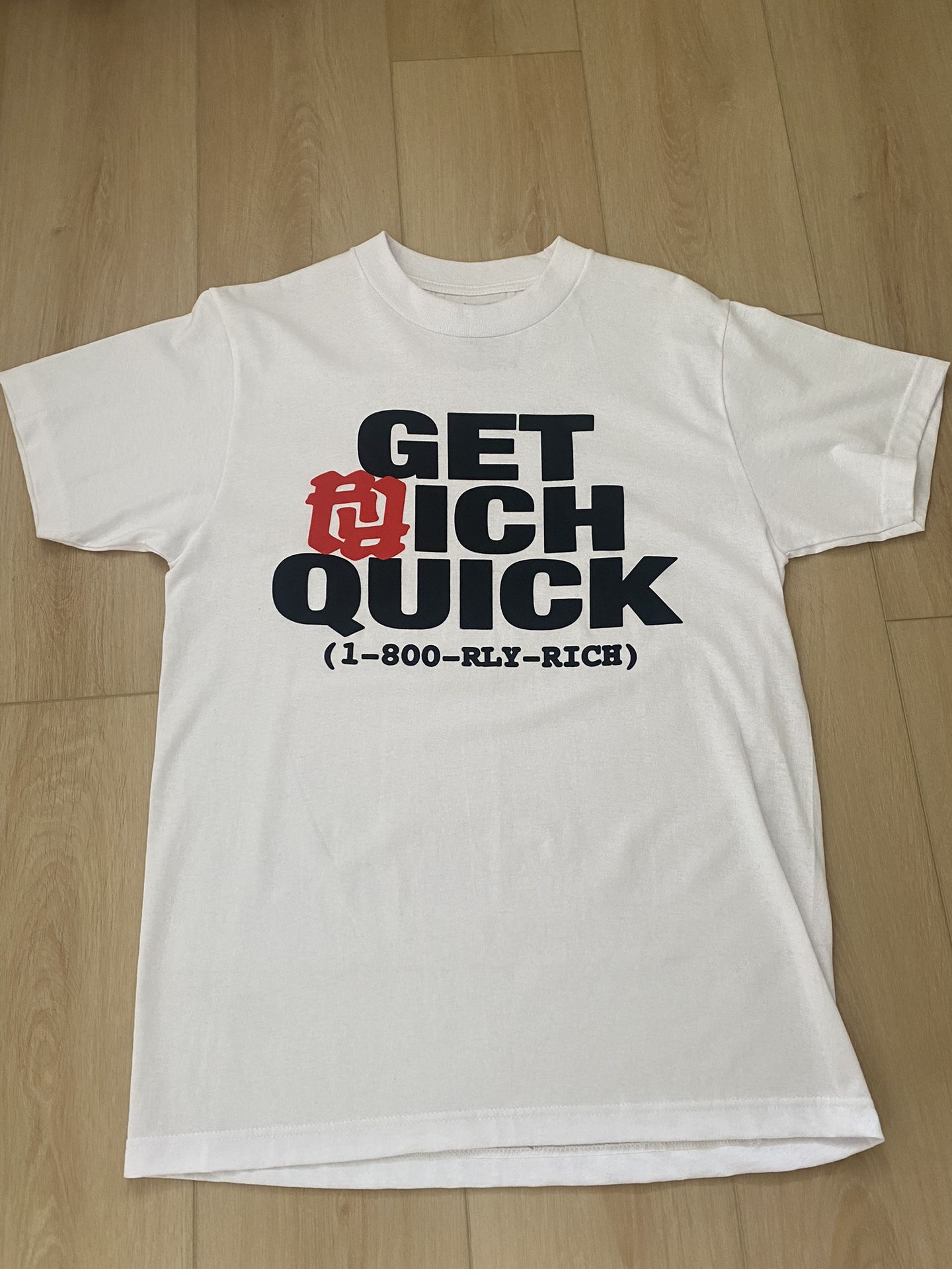 Kankan Really Rich RR Get Rich Quick - T-Shirt Merch White