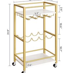 Mini Bar Cart 