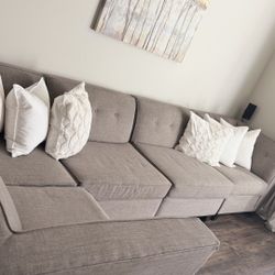 ✨ Macy’s Radley Modular 5-Piece Sectional Sofa – Excellent Condition