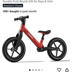 14 Inch Balance Bike for Kids 3–6 Years