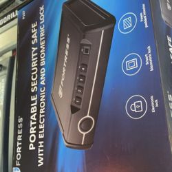 Portable Security Safe With Electronic & Biometric Lock