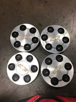 Chevy six lug center caps