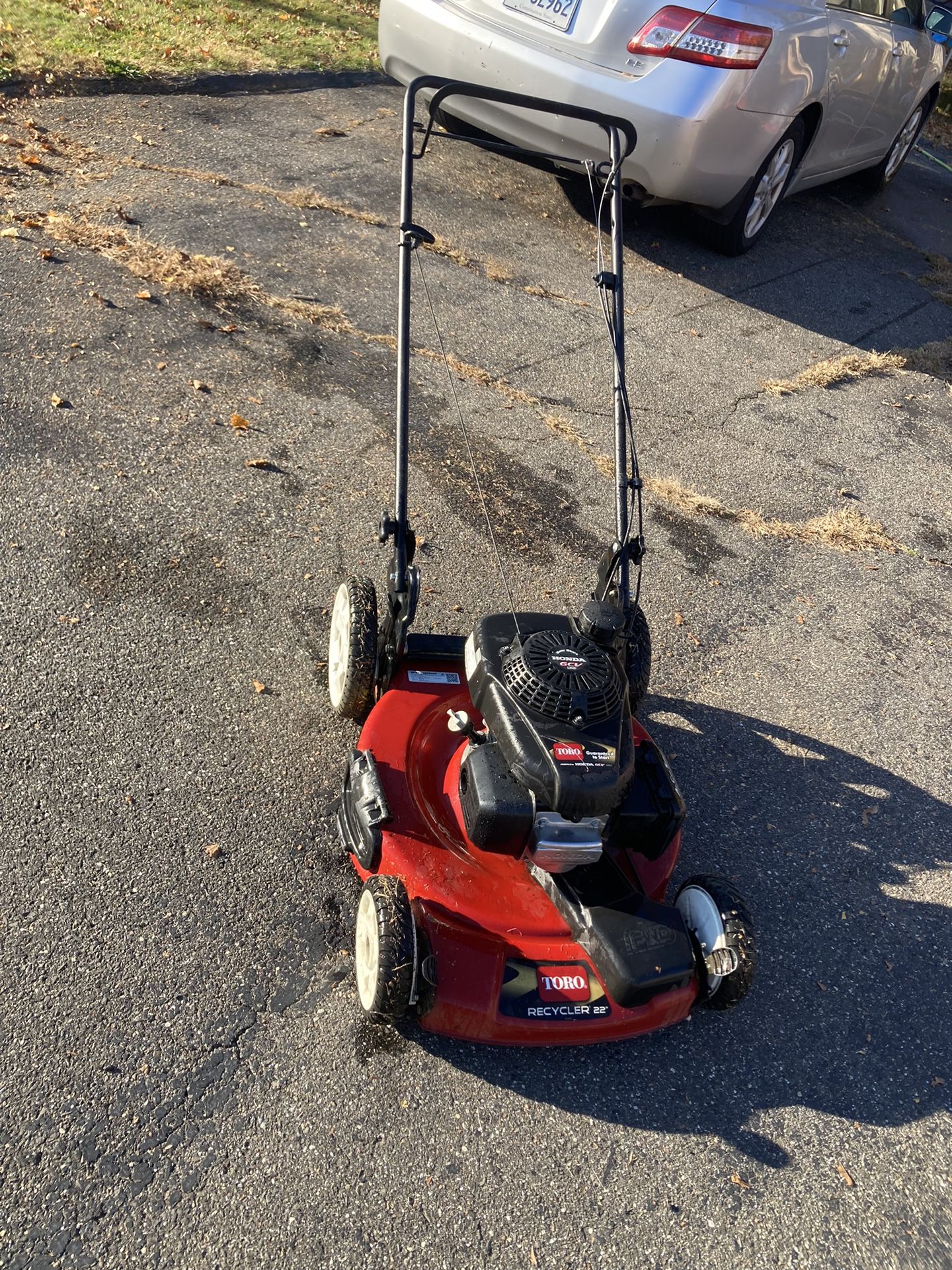 Toro Honda self propelled lawn mower