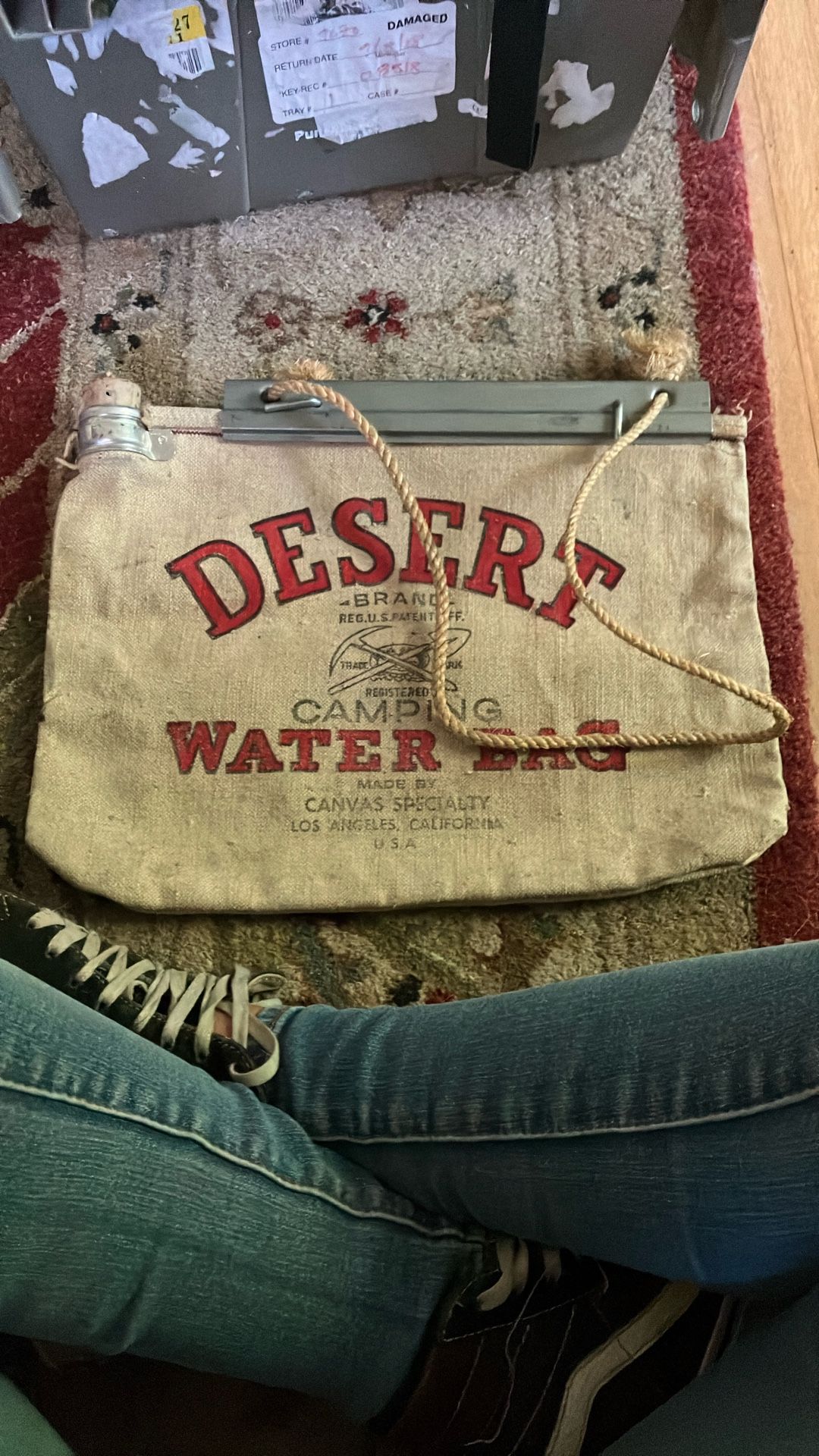 Antique Desert Water Bag
