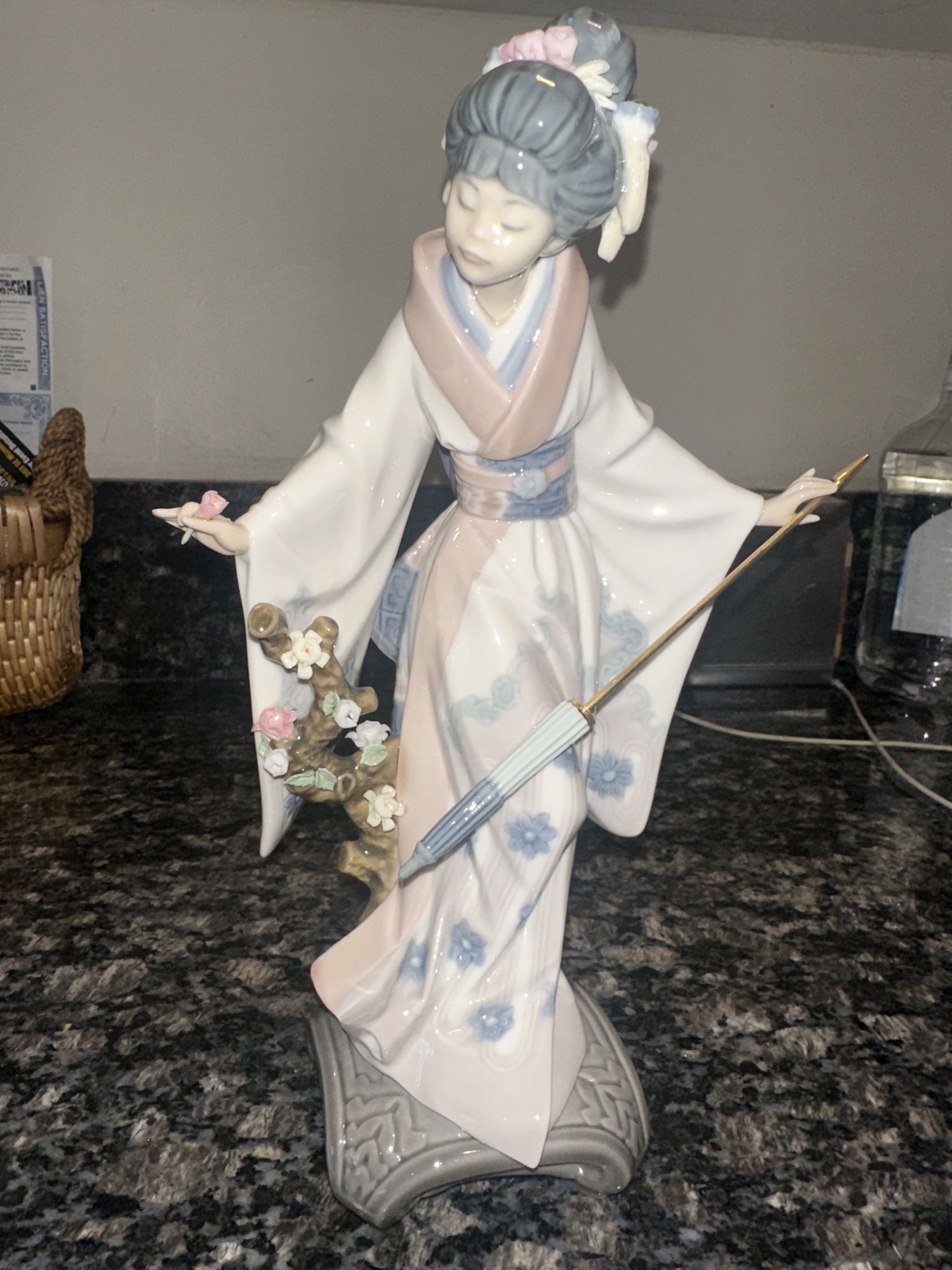 LLADRO Teruko Japanese lady retired series with box 1451