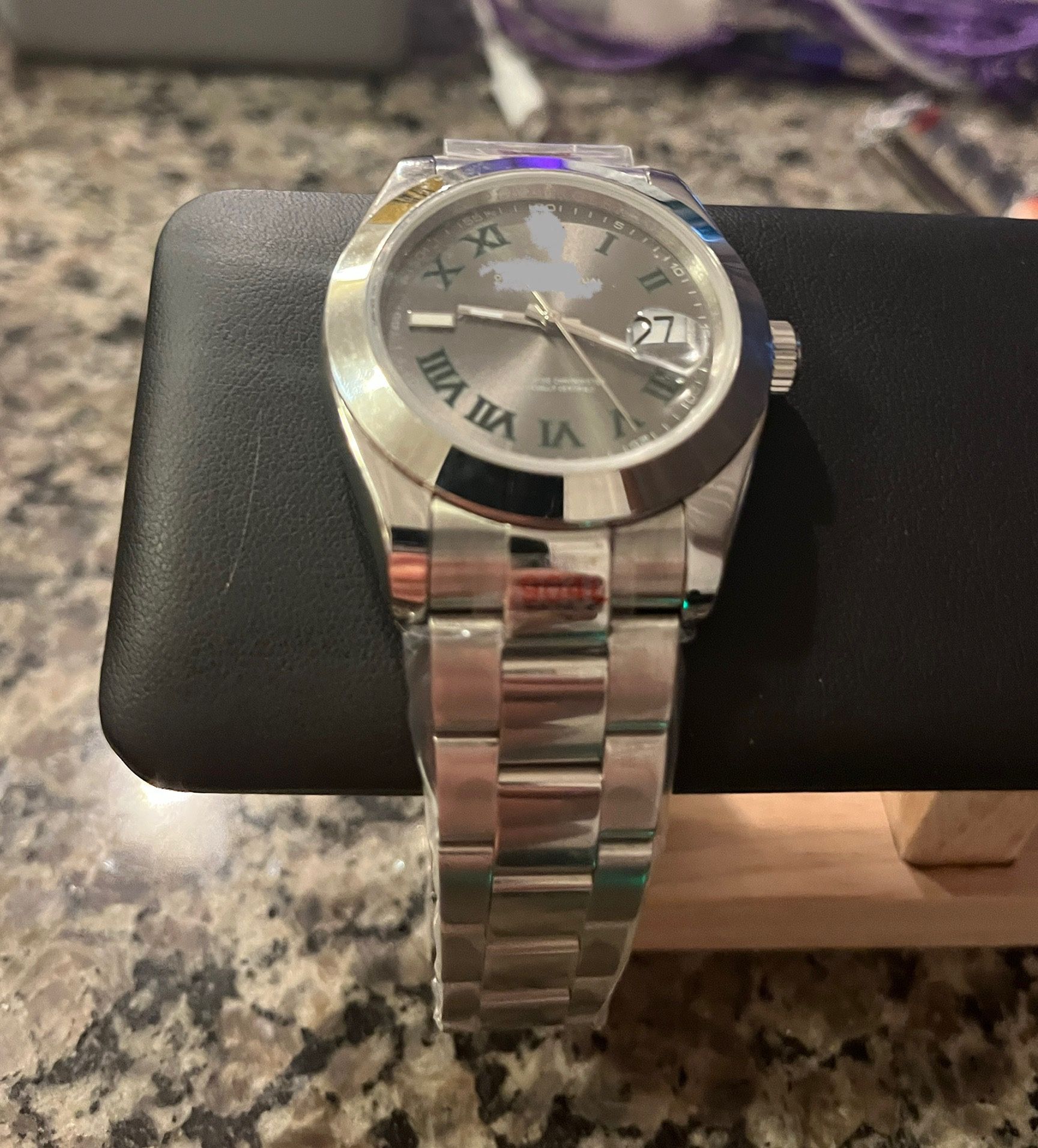 Men’s silver Watch 41 mm