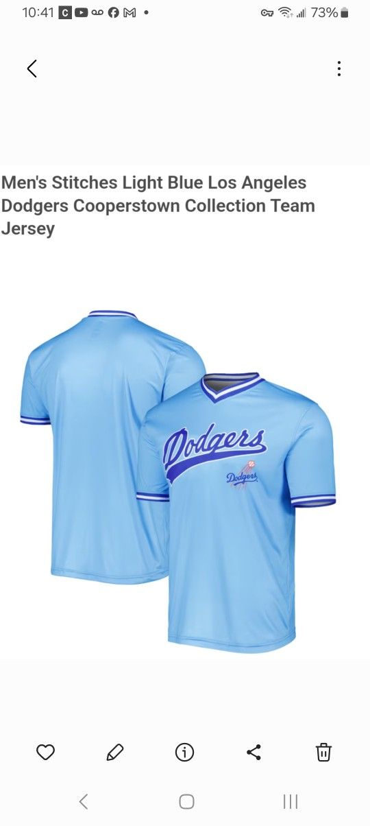 Dodgers Collection Team Jersey