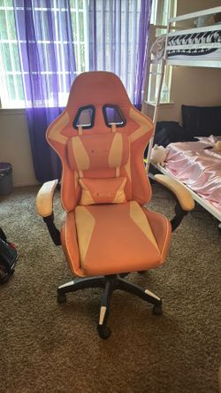 Pink gaming chair